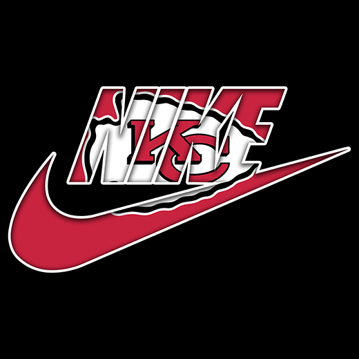 Kansas City Chiefs Nike logo iron on paper